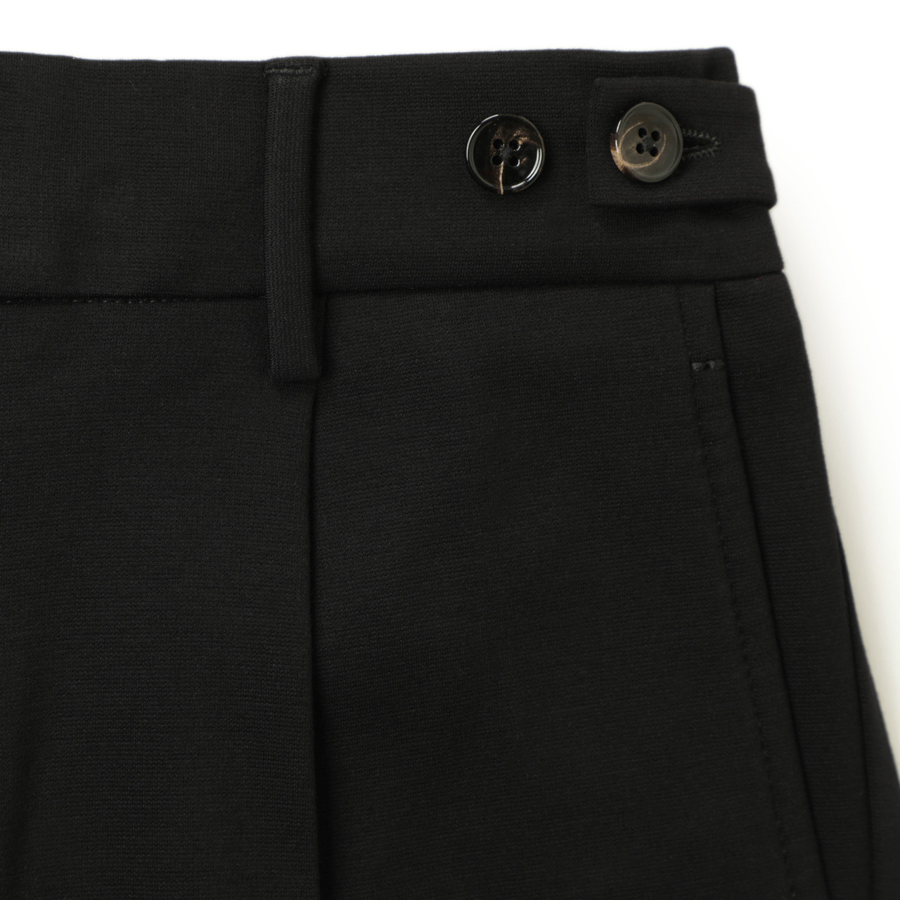 BERWICH SCOTCH SHORT 48 黒 新品タグ付き BERWICH ベルウィッチ ショートパンツ ウエストゴム サイド