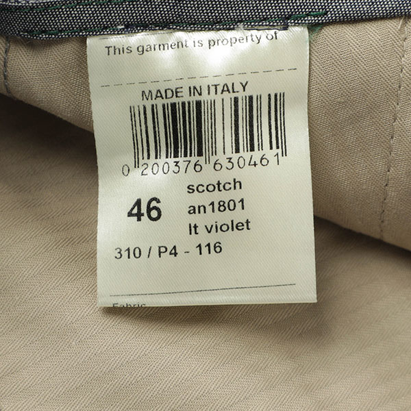 BERWICH ベルウィッチ SCOTCH スコッチ パンツ ワイド