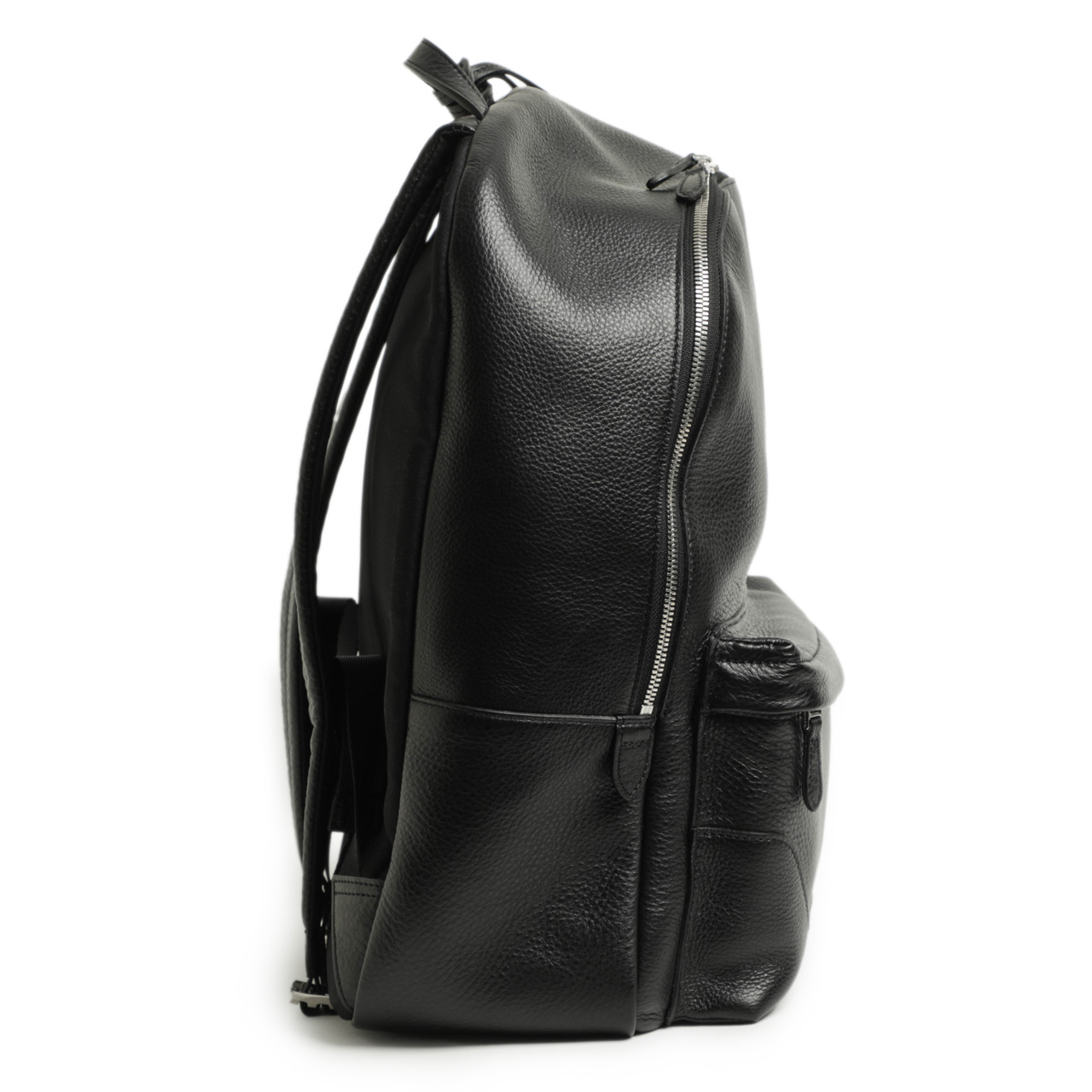 pelle morbida ペッレモルビダ リュック バックパック 黒 レザー