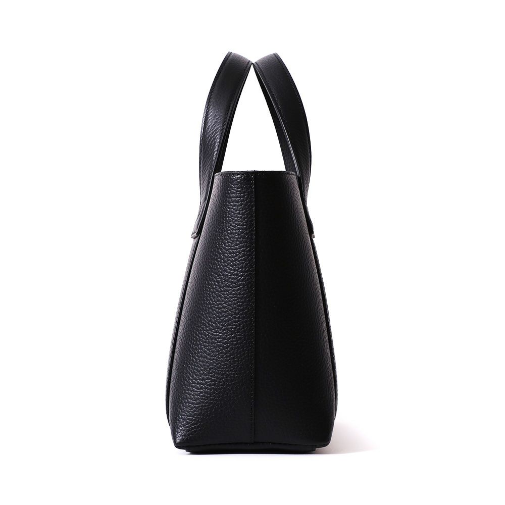 【美品】ペッレモルビダ ミニトートバッグ テーラマリーナ TE015 ブラック ペッレモルビダのミニ トートバッグ TELA MARINA | 送料無料|ブラック