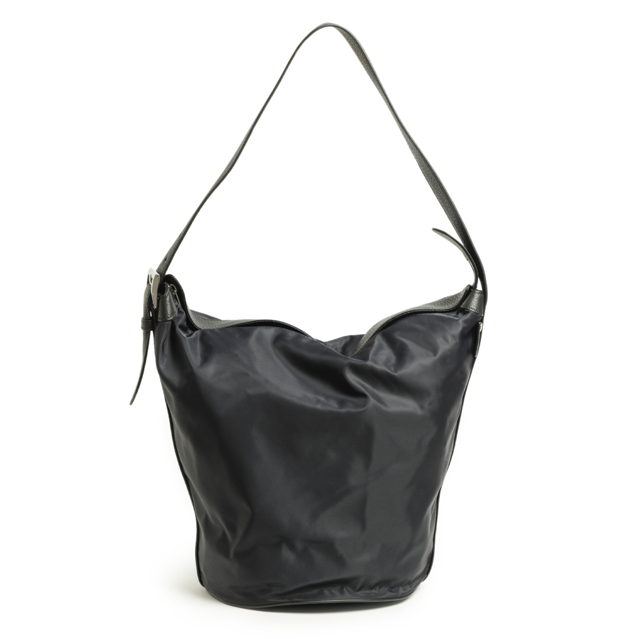 PELLETIER ペレティエ バッグ ショルダー ナイロン レザー シボ革