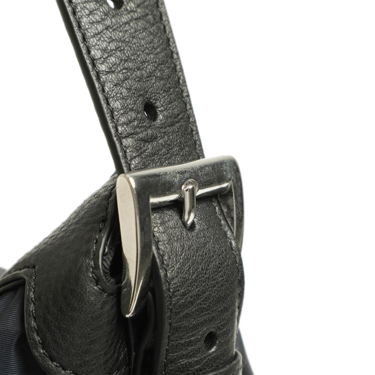 PELLETIER ペレティエ バッグ ショルダー ナイロン レザー シボ革