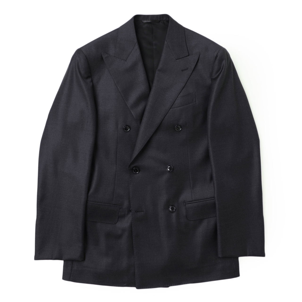 中古】Per noi セットアップ ジャケット スラックス 無地 サイズ46 黒
