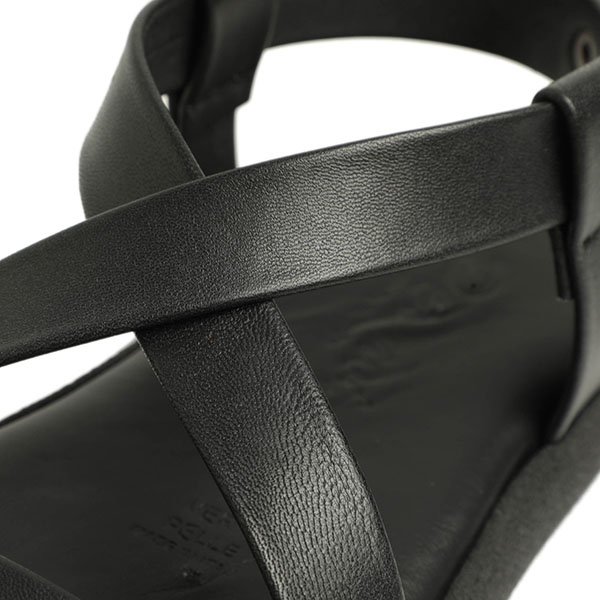Pernoi ペルノイ サンダル バックストラップ レザー 厚底 ブラック 人気モデルに新素材登場！】Pernoi ペルノイメンズ サンダル