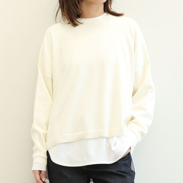 MICA&DEAL マイカアンドディール レディース プルオーバー ニット ハイゲージ クルーネック ウール ナイロン 0124408265 wide knit pullover 