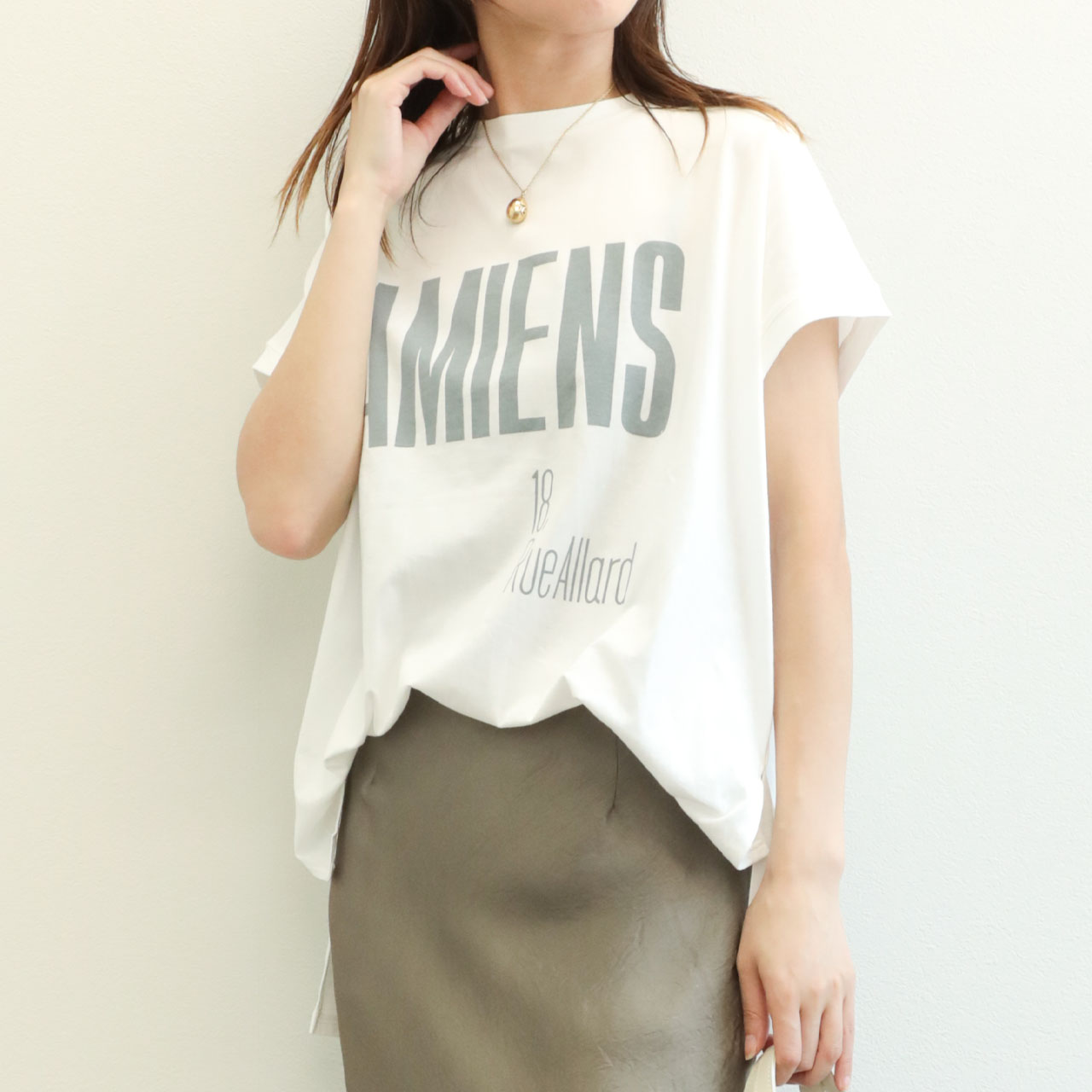 MICA&DEAL 半袖 Tシャツ 0125209101 ロゴ クルーネック マイカアンドディール MICA&DEAL MICA&DEAL 半袖 Tシャツ