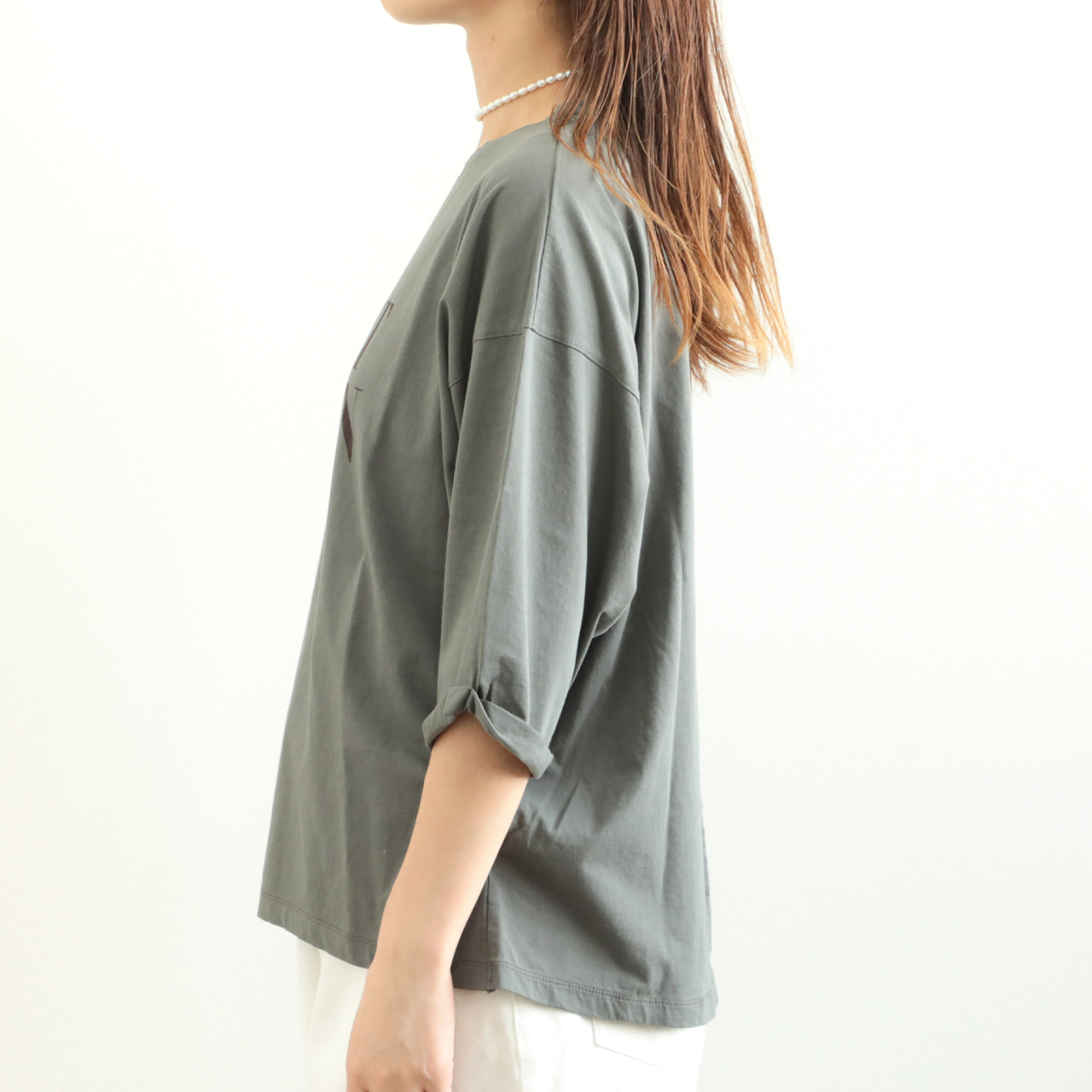【新品未使用タグ付】MICA&DEAL　グレー　Tシャツ FREEサイズ MICA&DEAL/マイカアンドディール] 別注 MONTEREY ロゴプリントT