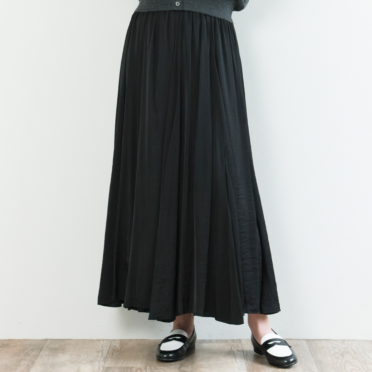 黒　ロングスカート　mishrea MISCH MASCH（ミッシュマッシュ） スカート ZOZO限定 ベロアロング