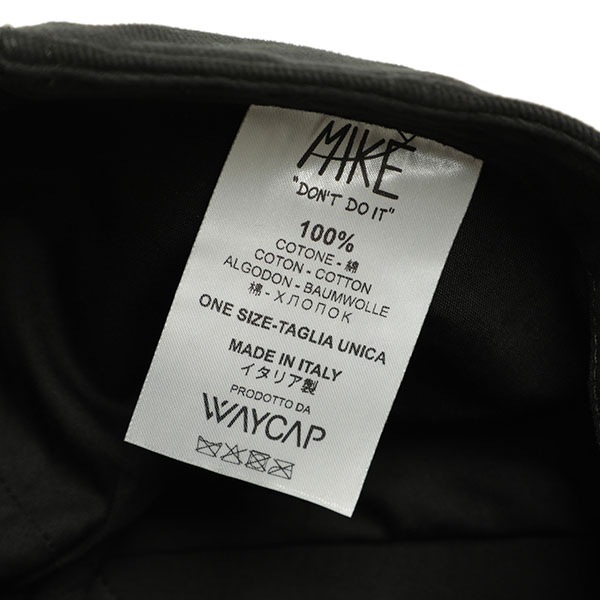 MIKE DON'T DO IT マイク ドント ドゥ イット メンズ キャップ