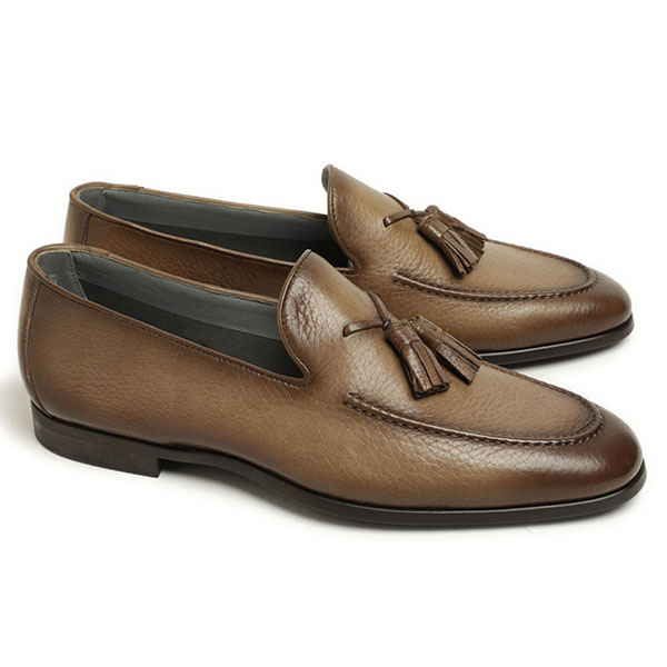 マグナーニ　セレクション　レザー　タッセル　ローファー　美品 マグナーニ セレクション レザー タッセル ローファー 美品