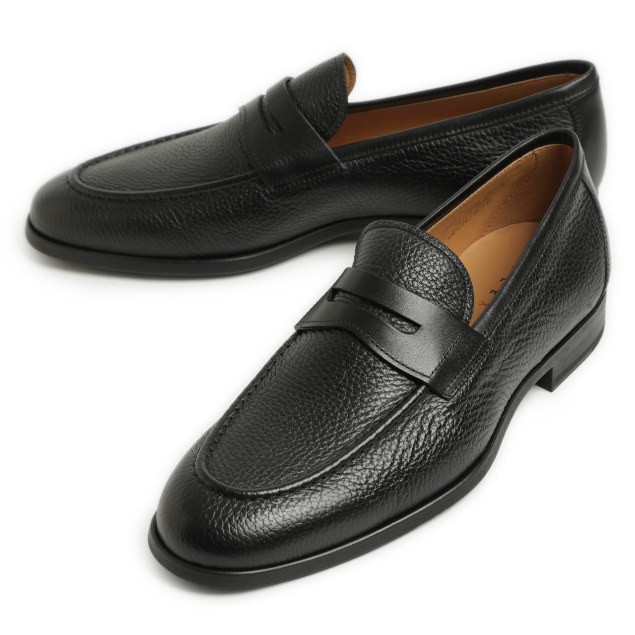 マグナーニ　ブラックローファー EU39 / US7 MAGNANNI マグナーニ メンズ シューズ ローファー コイン