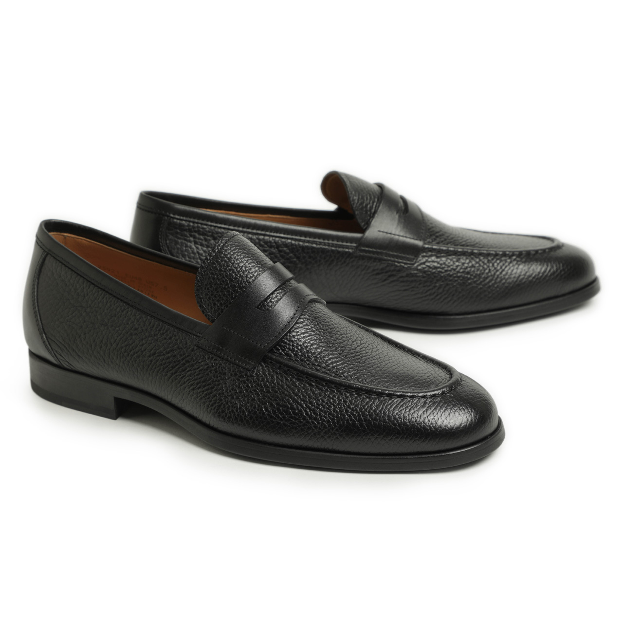 【未使用】MAGNANNI 黒 レザー ローファー 中古・古着通販】MAGNANNI (マグナーニ) FLEX レザーラップド