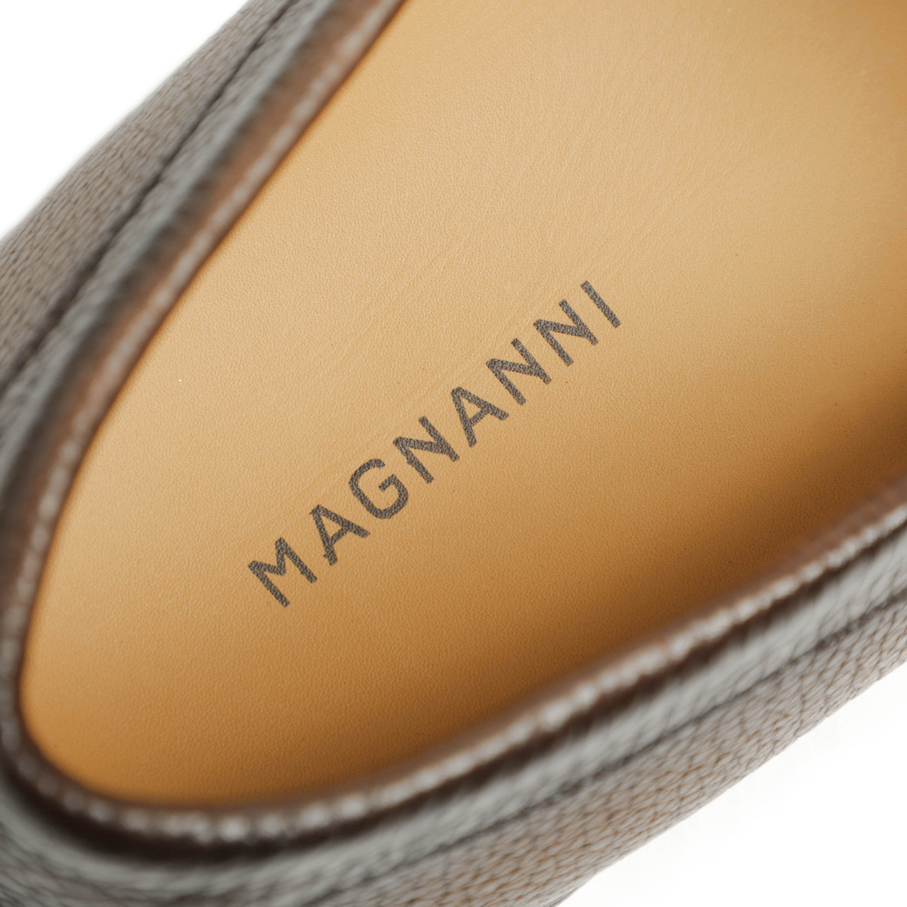MAGNANNI マグナーニ シューズ スリッポン ドライビング レザー シボ革