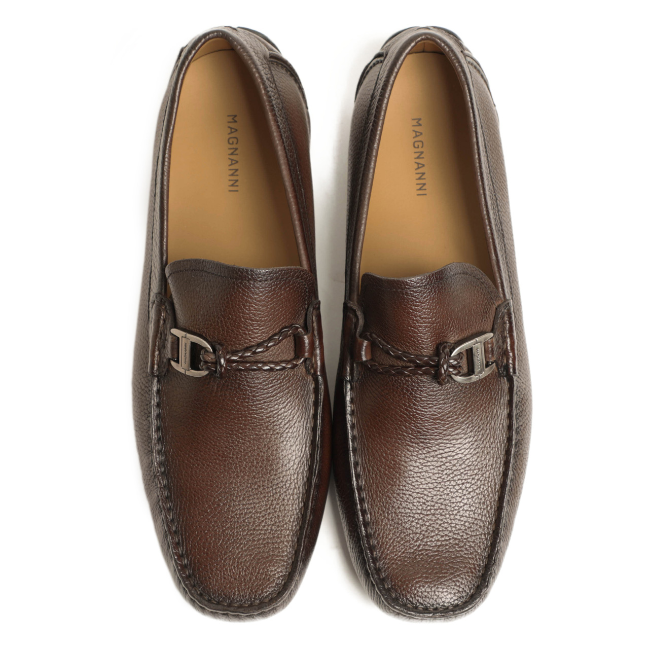 MAGNANNI マグナーニ シューズ スリッポン ドライビング レザー シボ革