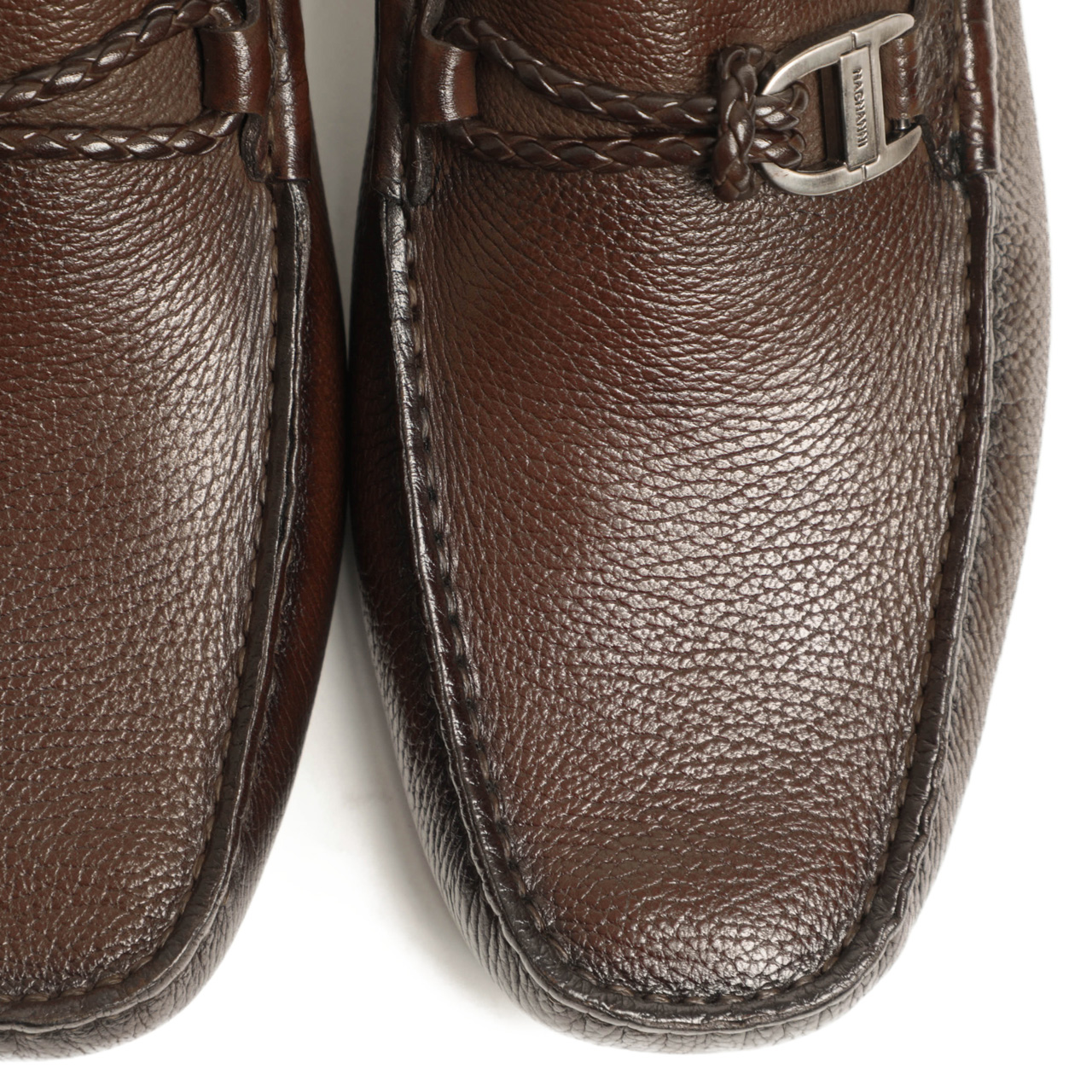MAGNANNI マグナーニ シューズ スリッポン ドライビング レザー シボ革
