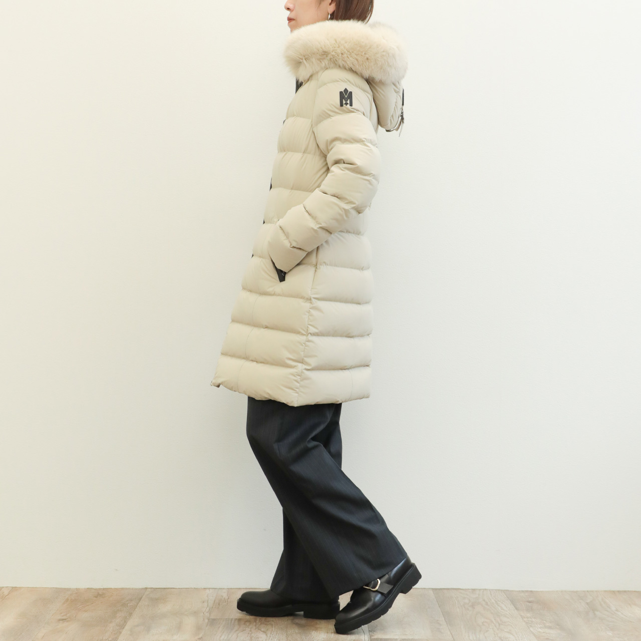 MACKAGE マッカージュ ダウン コート パーカー フーデット ナイロン