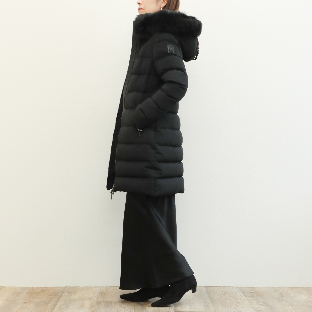 MACKAGE マッカージュ ダウン コート パーカー フーデット ナイロン