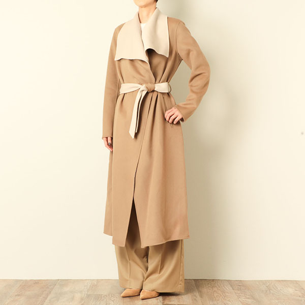 MACHATT マチャット オーバーカラー ウール コート ベージュ MACHATT マチャット オーバーカラー ウール コート ベージュ