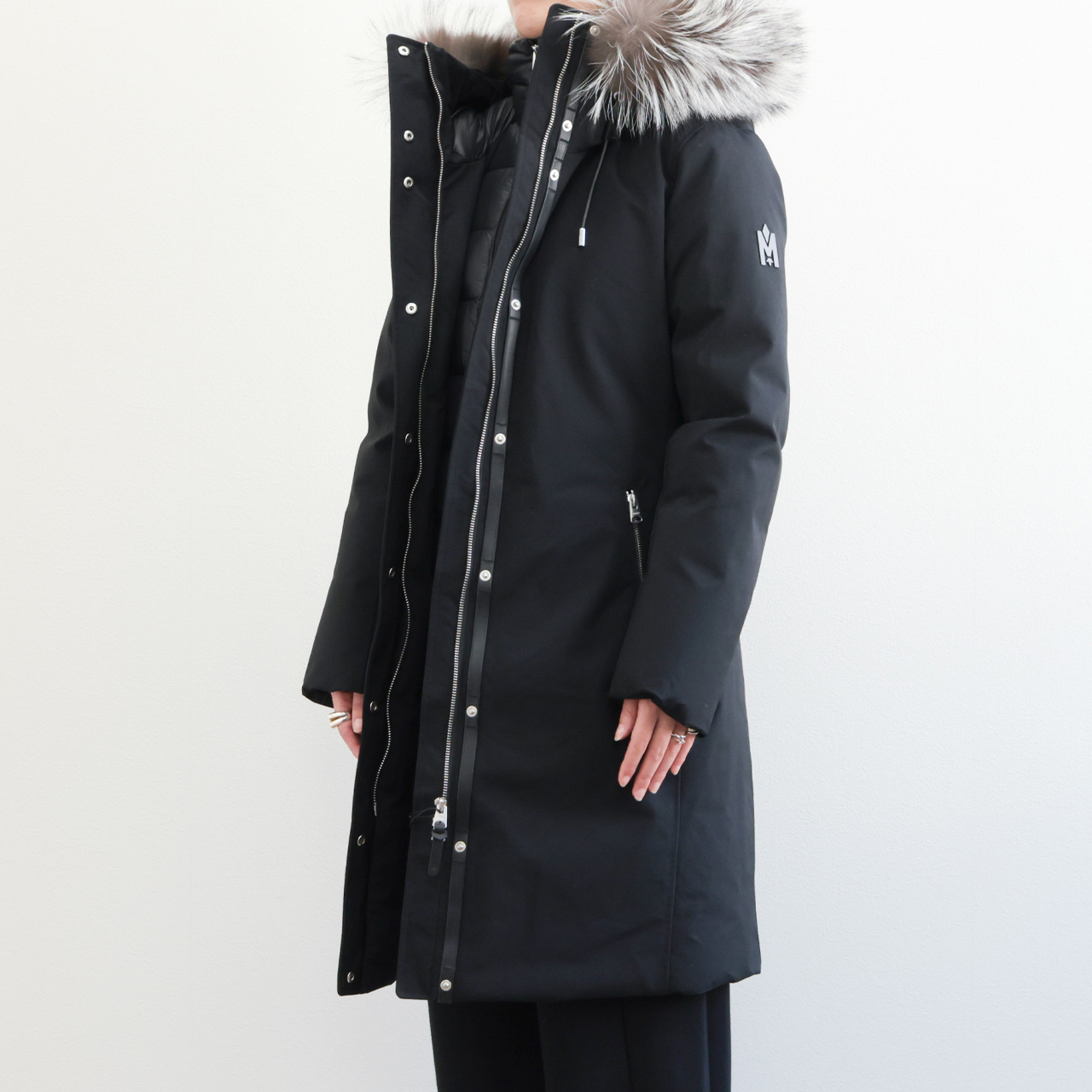 MACKAGE マッカージュ ダウン レディース コート ロング丈パーカー
