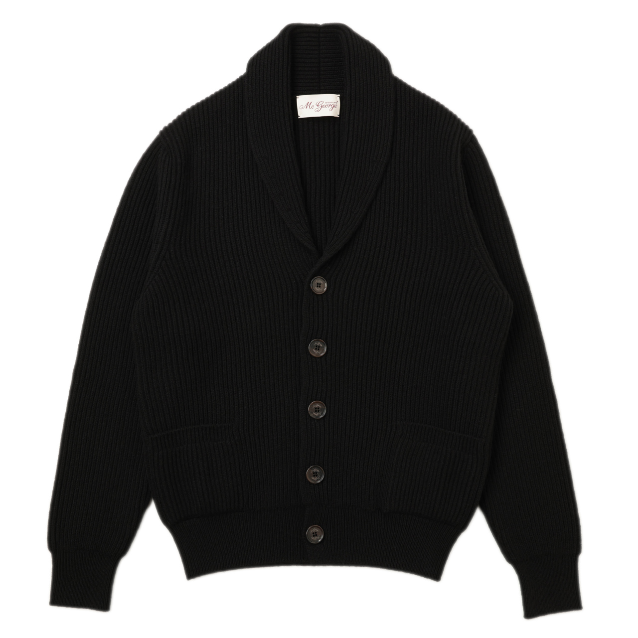 値下げ♪Mc e マックジョージ　 ショールカラーカシミヤカーディガン MC GEORGE【マックジョージ】ショールカラーカーディガン A0305 2 14