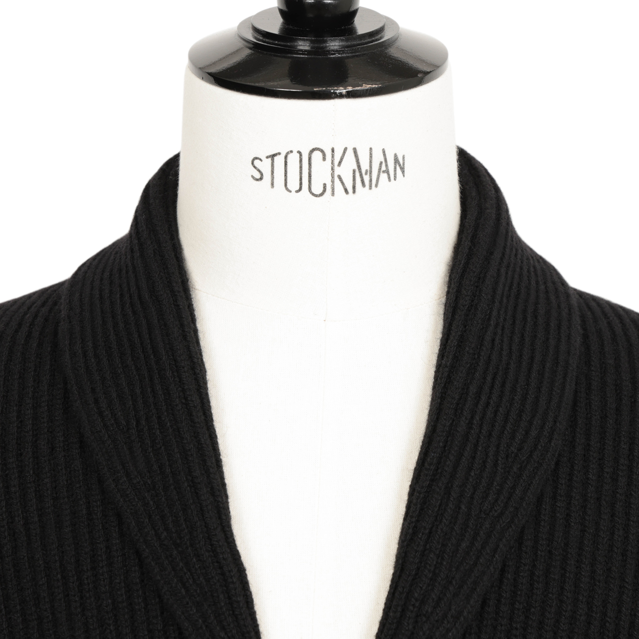 48ブラックマックジョージショールカラーカーディガンニット　カシミア　干場 48ブラックマックジョージショールカラーカーディガンニットカシミア干場