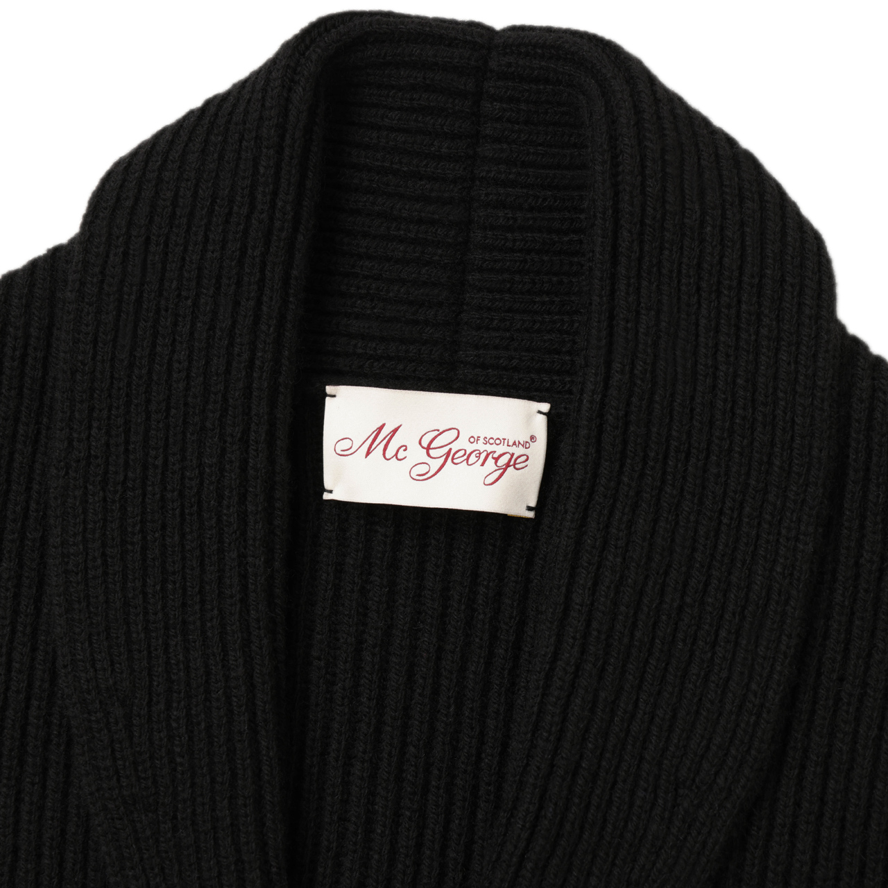 McGEORGE マックジョージ ニット カーディガン ショールカラー 7ゲージ