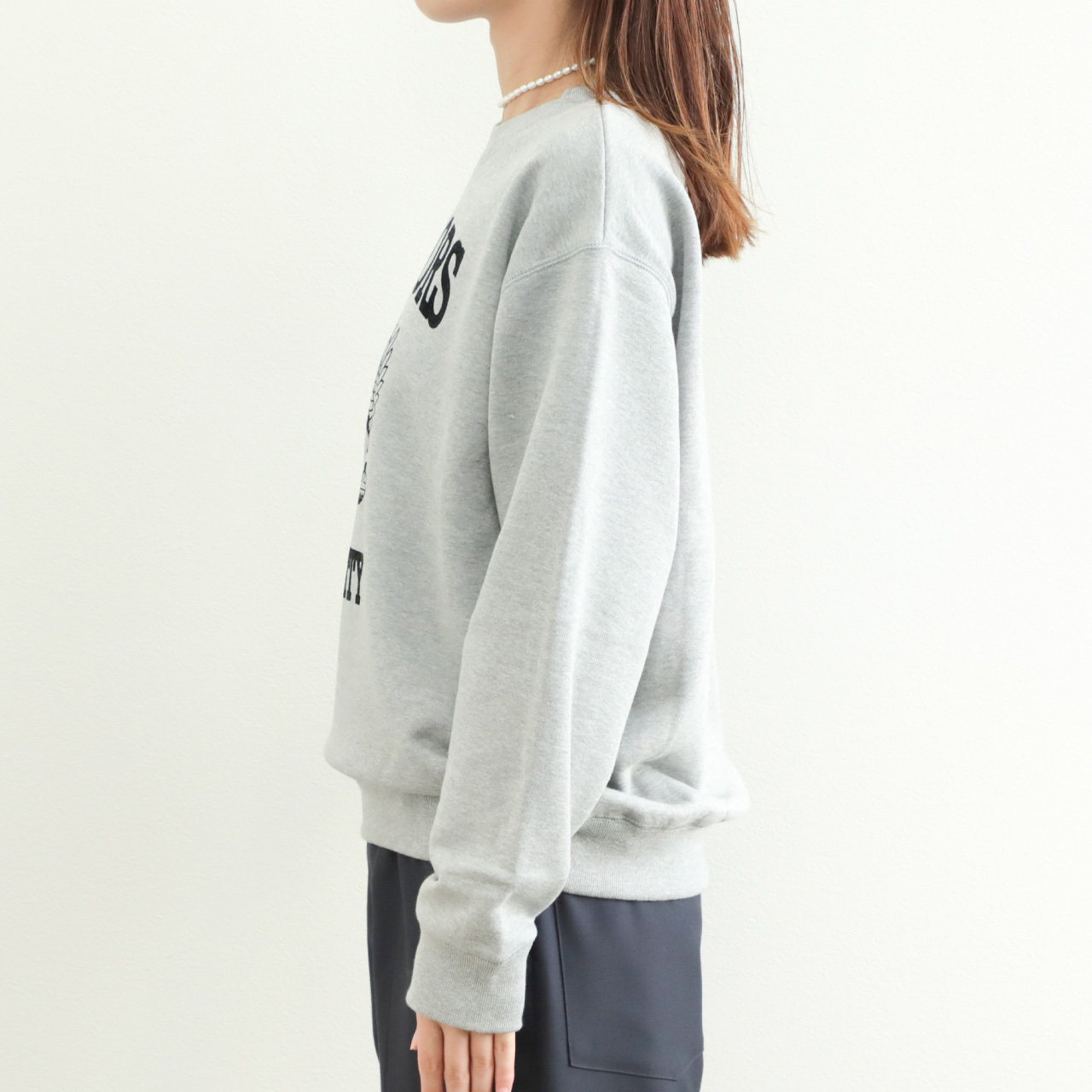 marmors マルモア レディース スウェット 長袖 丸首 クルーネック