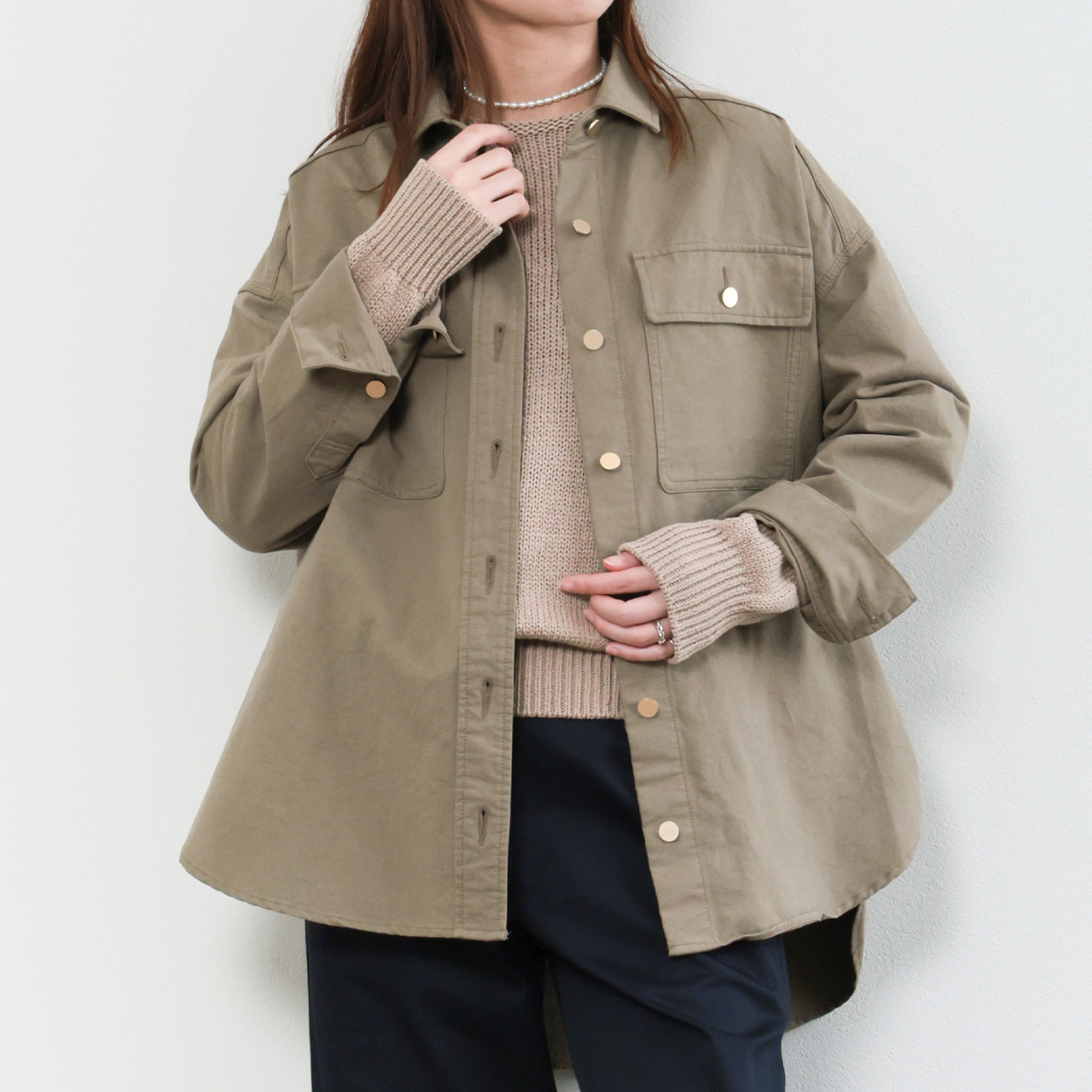 marmors マルモア シャツ レディース ブラウス 長袖 デニム リヨセル