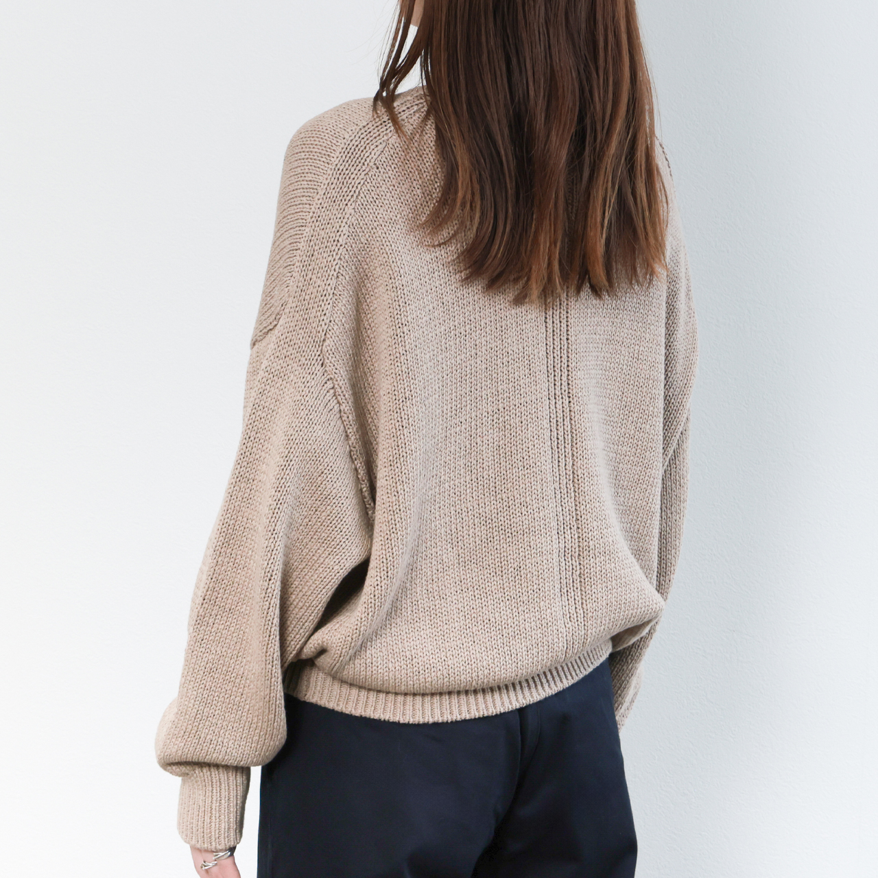 marmors マルモア レディース ニット ボートネック 長袖 コットン