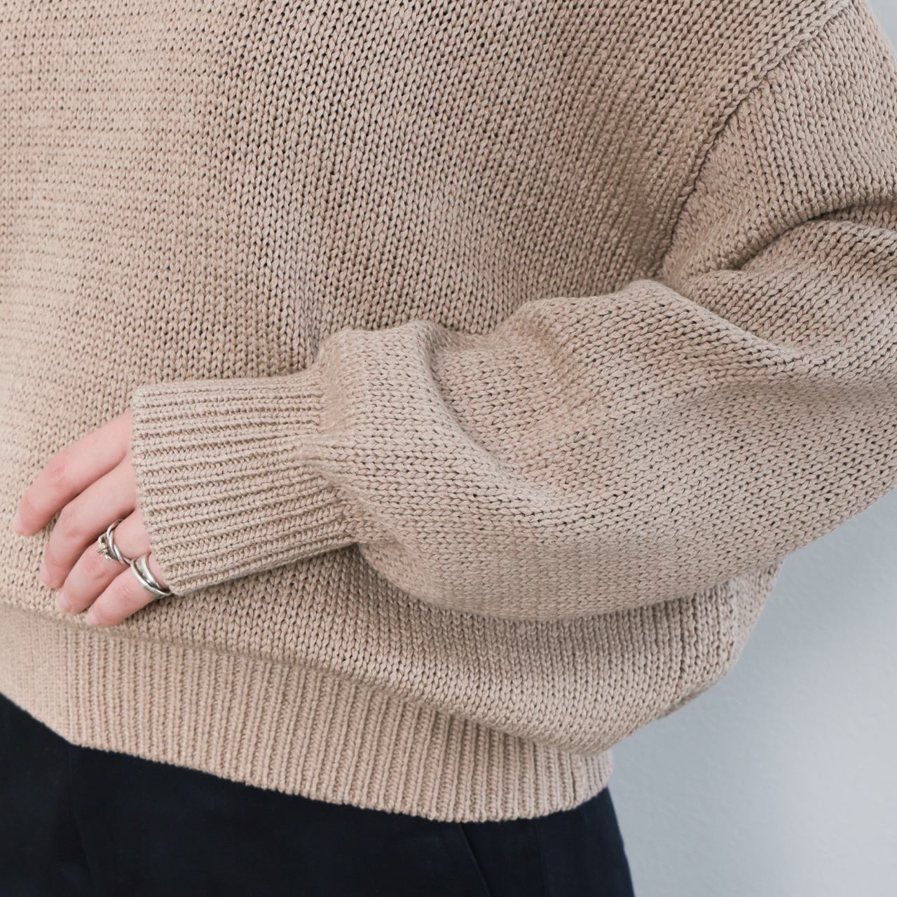 marmors マルモア レディース ニット ボートネック 長袖 コットン