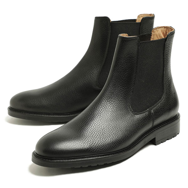 Per noi × MAN.TO ペルノイ マント ブーツ サイドゴア レザー シボ革