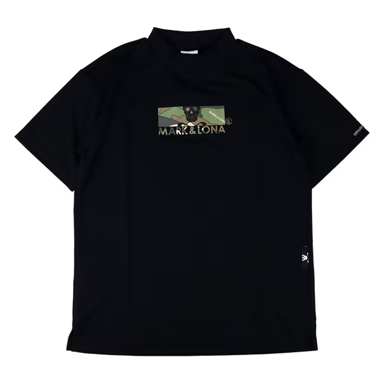 MARK&LONA マークアンドロナ GIS Spounge Mock Tee Tシャツ 半袖 ロゴ