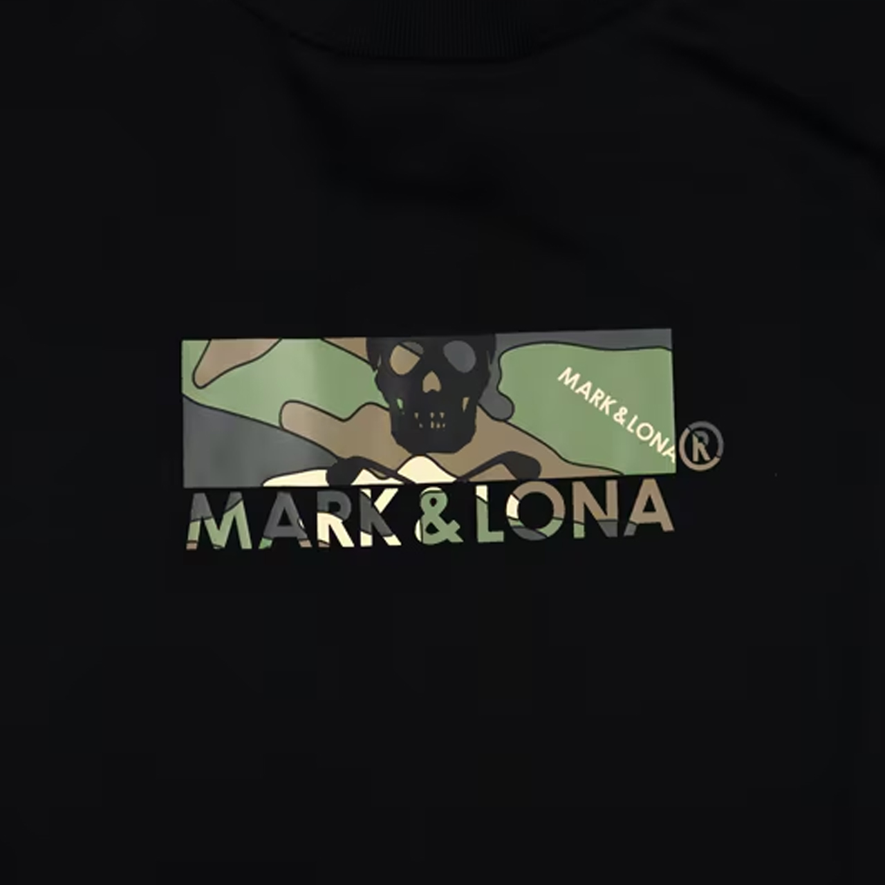 MARK&LONA マークアンドロナ GIS Spounge Mock Tee Tシャツ 半袖 ロゴ