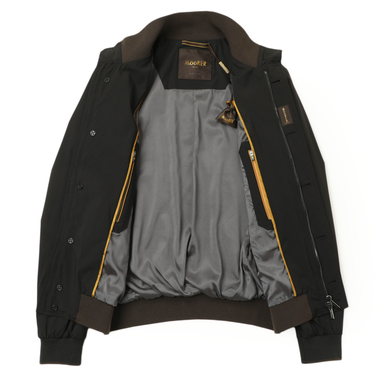 MOORER ムーレー バルスター ブルゾン 撥水 ダブルジップ