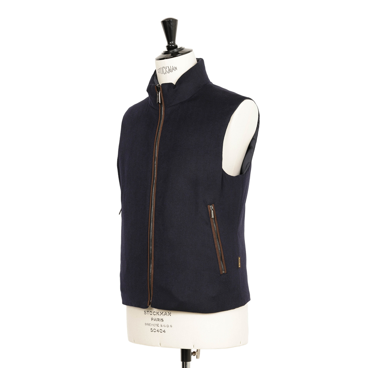 moorer ムーレー ダウンベスト メンズ ウール カシミヤ ポリエステル