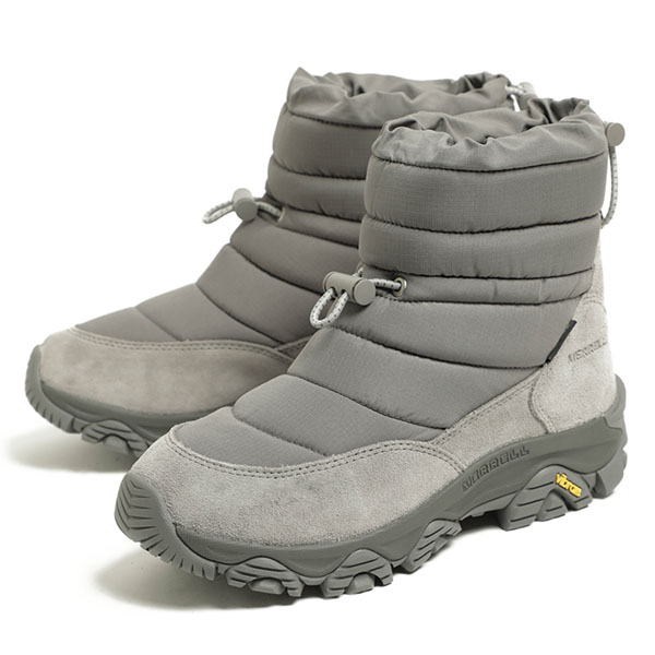 MERRELL メレル スノーブーツ WINTER MOC ZERO TALL X COLDPACK ３ THERMO ウィンター モック ゼロ  トール コールドパック3 サーモ ウォータープルーフ ハイカット ショートブーツ J5006785/グレー｜MERRELL｜菅原靴店