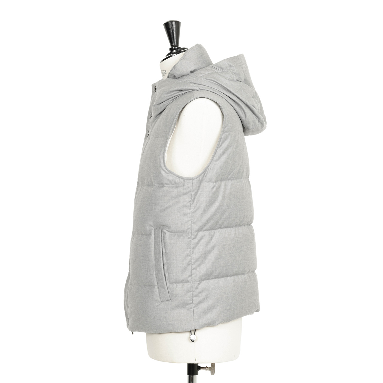 MONTECORE モンテコーレ ダウンベスト フーデッド ウール ストレッチ