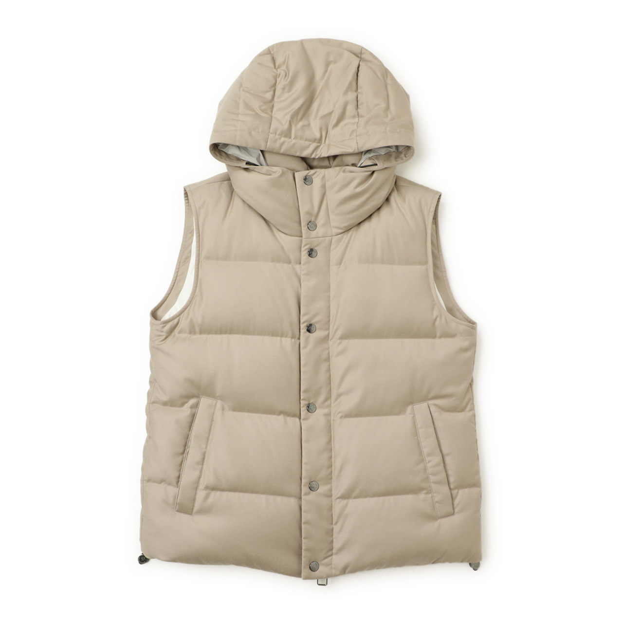 MONTECORE モンテコーレ ダウンベスト フーデッド ウール ストレッチ