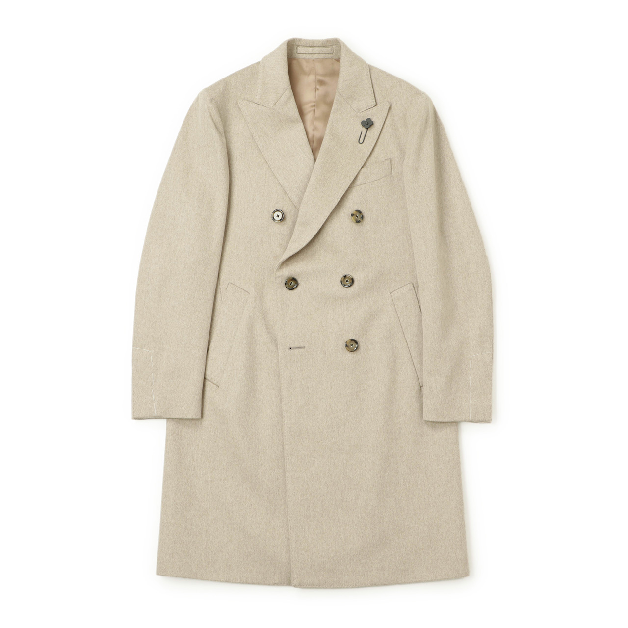 「yu-kiさん専用」LARDINI ベージュ チェスターコート yu-kiさん専用」LARDINI ベージュ チェスターコート yu-kiさん