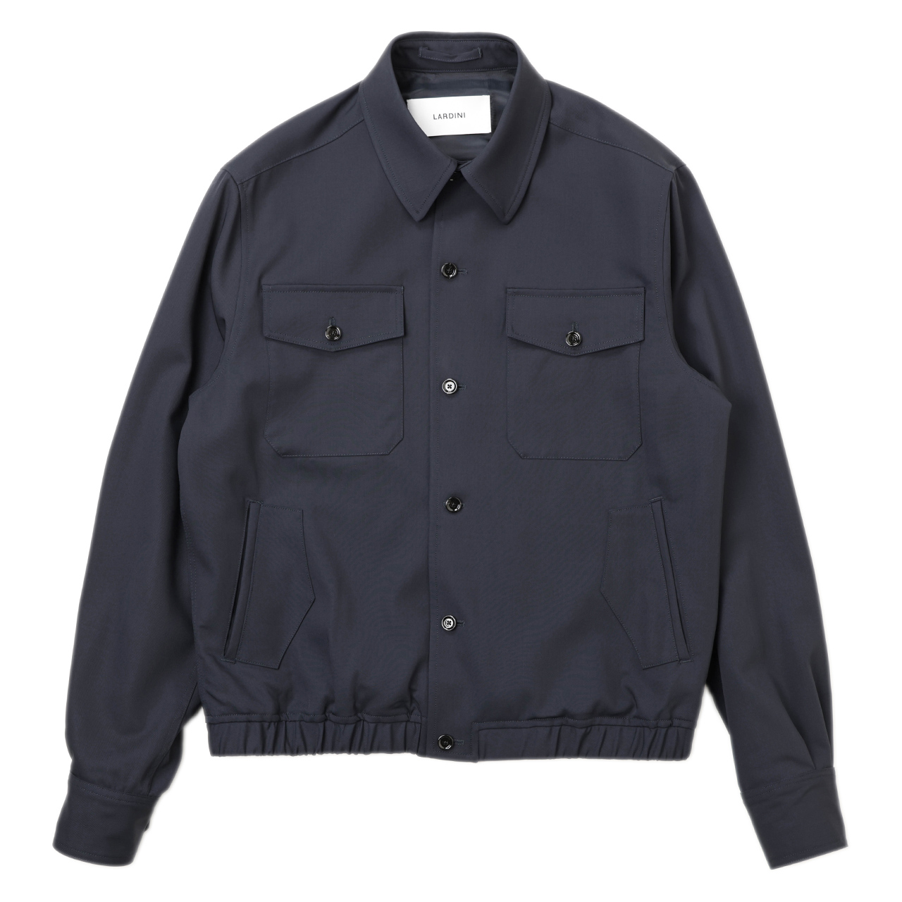 LARDINI ラルディーニ ブルゾン ジャケット ボタン ショート丈 ウール