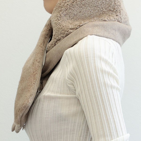 Lisa Conte リサコンテ レディース マフラー ストール ムートン