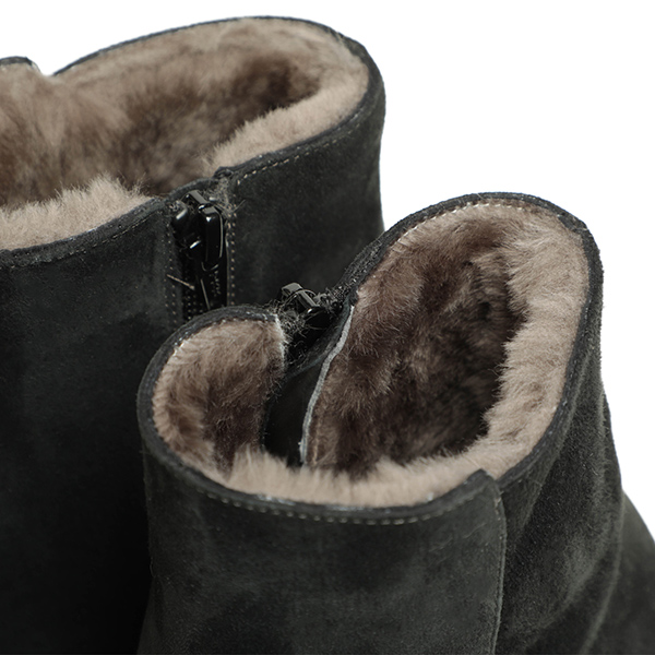 未使用品 UGG スウェードレザークラシックブーツ 22.5ムートン aw154