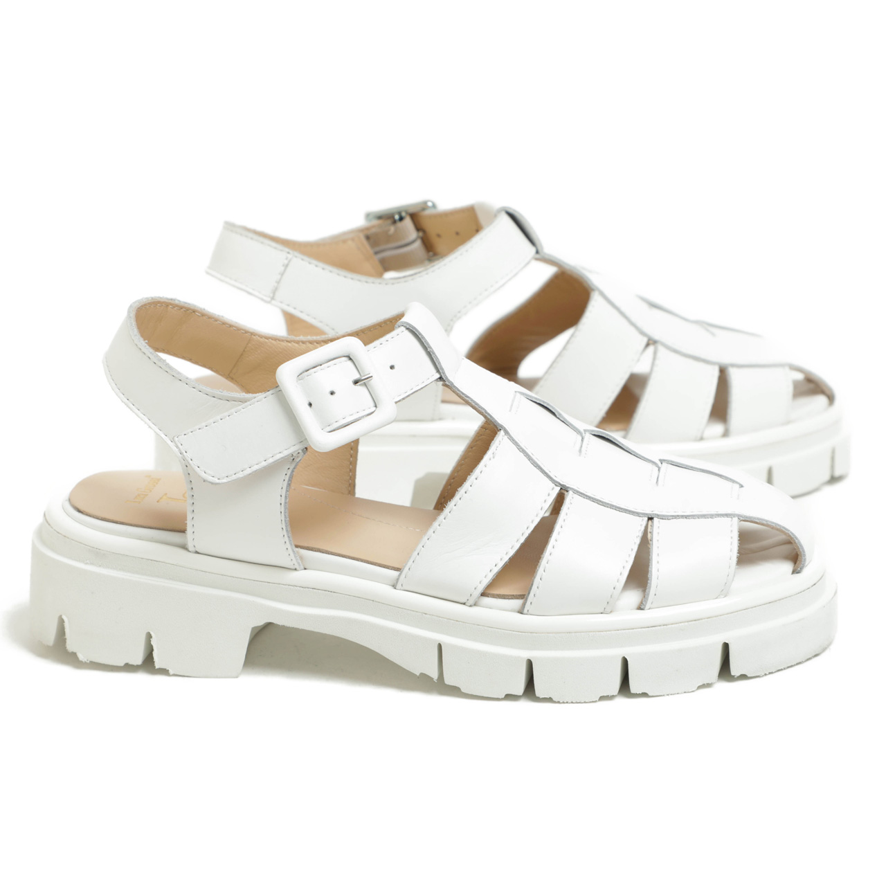 Luca Grossi ルカグロッシ サンダル クロス アンクルストラップ