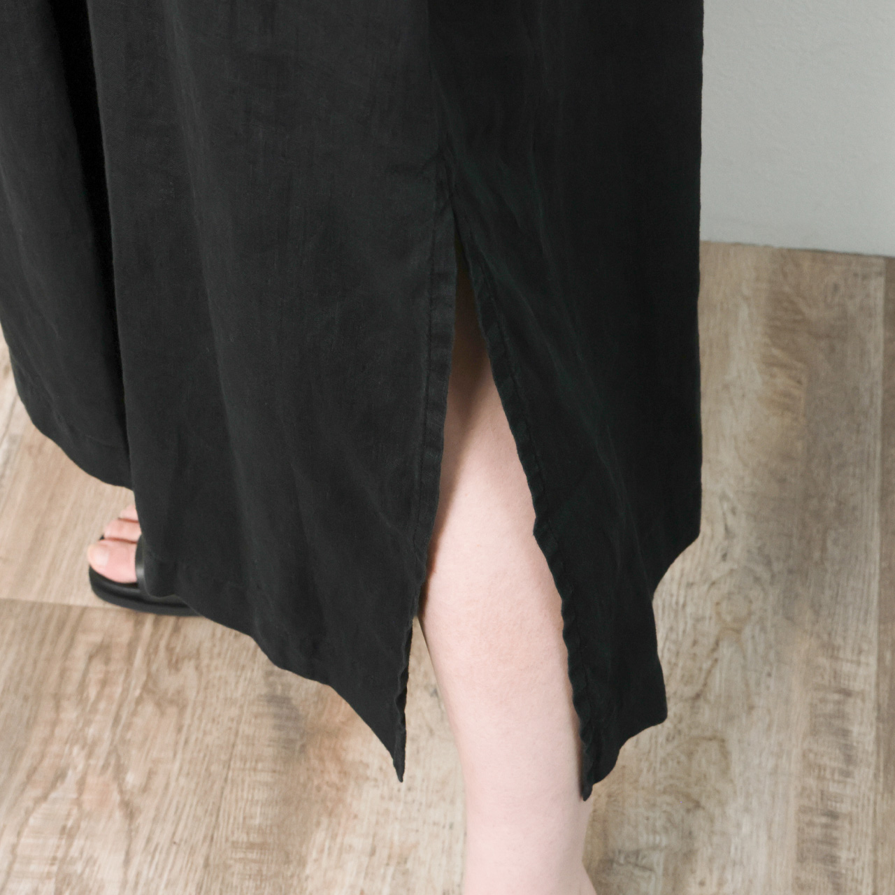 ROSSO35 ロッソ35 レディース ワンピース リネン スキッパー Aライン
