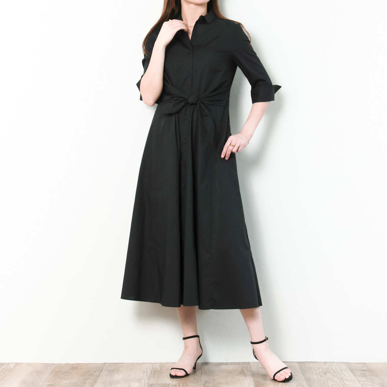 ROSSO35 ロッソ35 レディース ワンピース シャツワンピ コットン