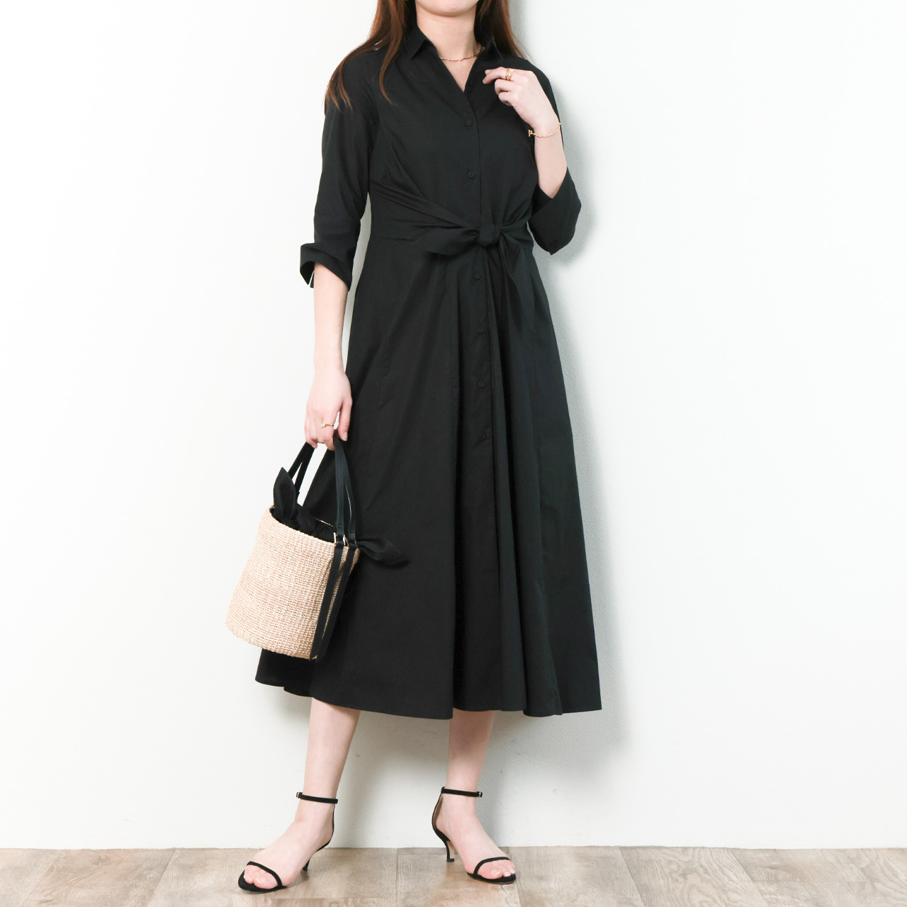 ROSSO35 ロッソ35 レディース ワンピース シャツワンピ コットン